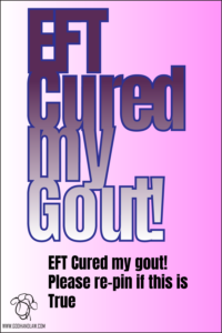 eft cured my gout
